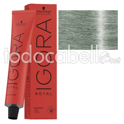 Schwarzkopf Tint Igora Royal 9,5-31 Toner pastello alla menta + Oxygenated