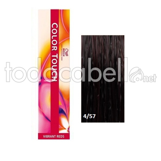 Wella Color Touch 4/57 Tinta Castano Media Mahogany Brown 60ml