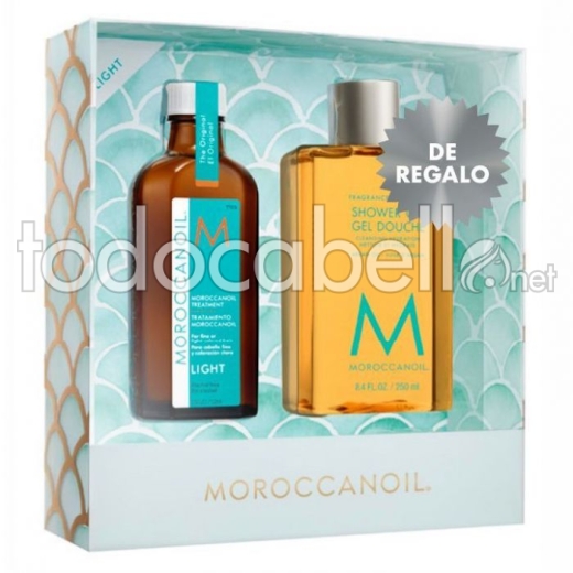 Moroccanoil Tratamiento Light 100ml + Gel de ducha Aceite de Argán 250ml