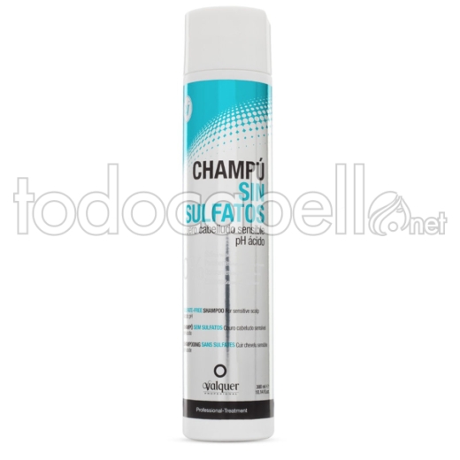 Valquer Shampoo senza solfati 0% Sensibile al cuoio capelluto pH acido 300ml