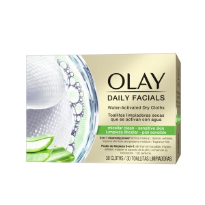Olaz Cleanse Daily Facials Salviettine Micellari Dry Skin 30u