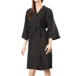 Asuer Kimono Polyester black 177x66cm