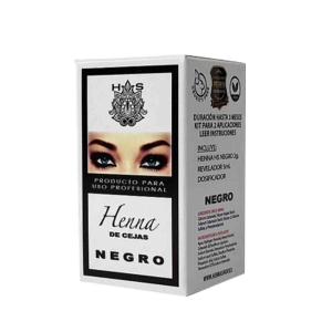 Kit henné HS per sopracciglia Black