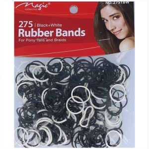 Magic Rubber Bands Blanco Y Negro (2751bw)