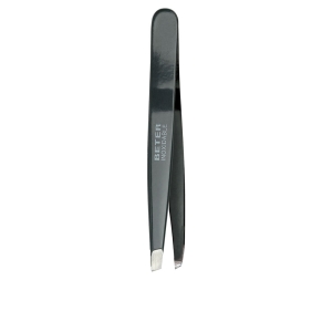 Beter Plucking Tweezers With Oblique Stainless Enamel Tip 9.7cm