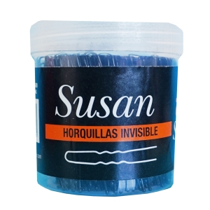 Asuer Hairpin invisibili Susan Black 250uds Jar