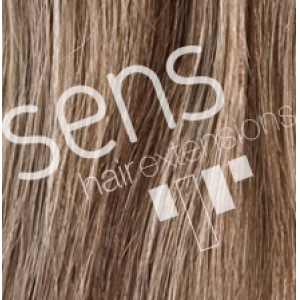 100% Natural Hair Extensions cucito con 3 clip No. Platinum 4/25 Brown Biondo