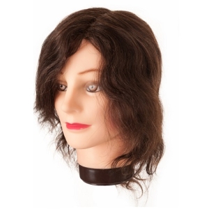 Naturale dei capelli Mannequin capo Eurostil 20-30cm ref: 01455