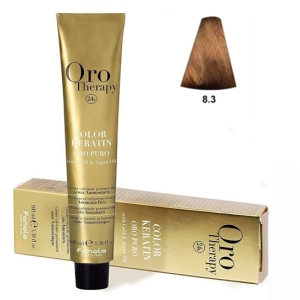 Fanola Tinte Oro Therapy "Senza ammoniaca" 8.3 Biondo chiaro gold 100ml