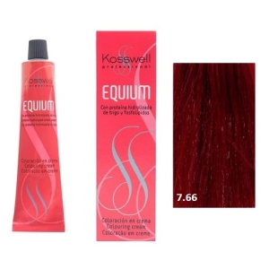 Kosswell Equium 7.66 rosso fuoco Tinta 60ml + 75ml REGALO Oxigenada