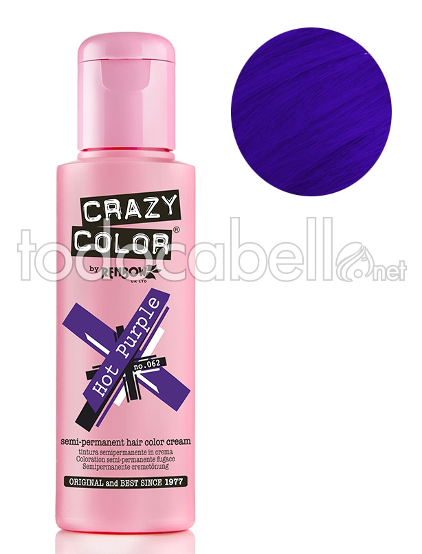 Crazy Color Nº62 Hot Purple 100ml
